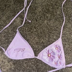 Lavender Floral Bikini set